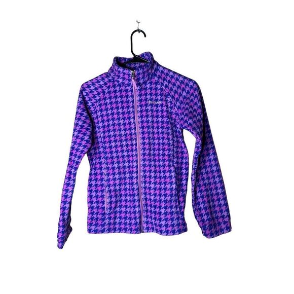 Columbia Girls Purple Fleece Jacket‎ Size Large (14/16) - Picture 1 of 8